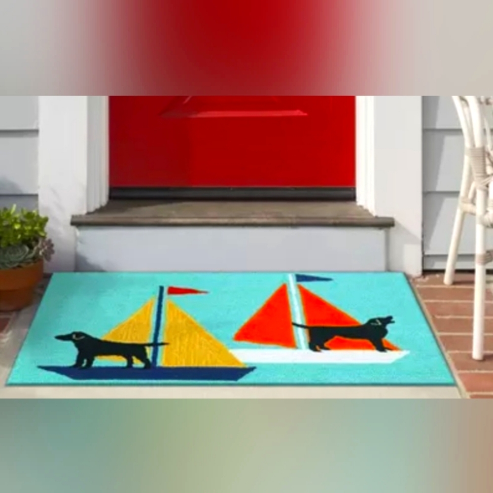 LIORA MANNE RUG 2' X 3' DOG SAILING
